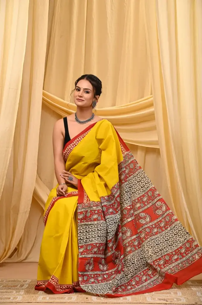 Mulmul cotton saree 