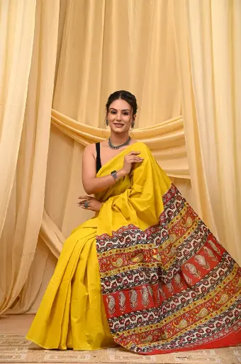 Mulmul cotton saree 